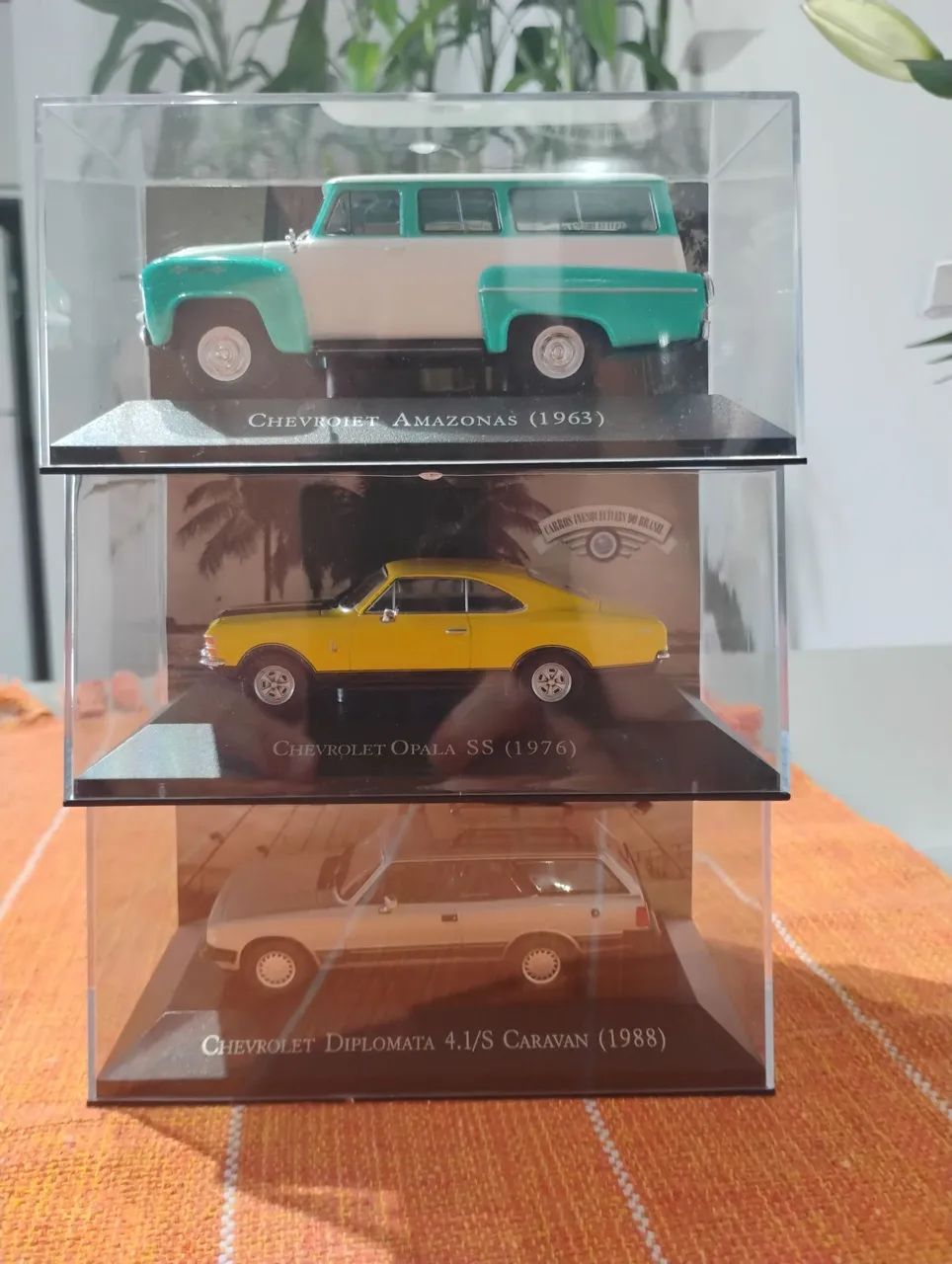 MINIATURAS CHEVROLET AMAZONAS, OPALA SS E CARAVAN 4.1 ESC 1:43