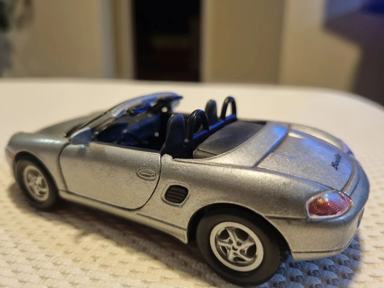 Miniatura Porsche Boxster Conversível - Prata - Foto 5