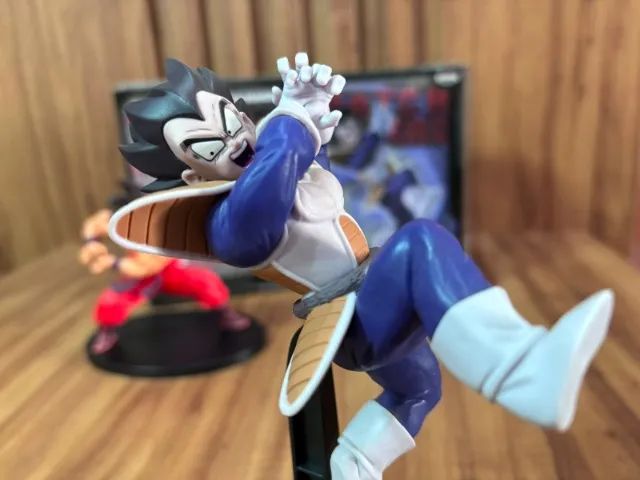 ORIGINAL - Goku e Vegeta - Match Makers - Dragon Ball Z - Branpresto - Foto 4