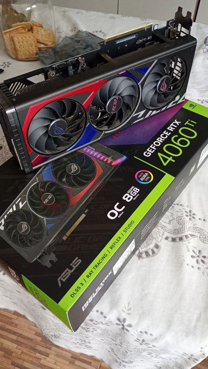 Placa vídeo 4060ti tril fan 