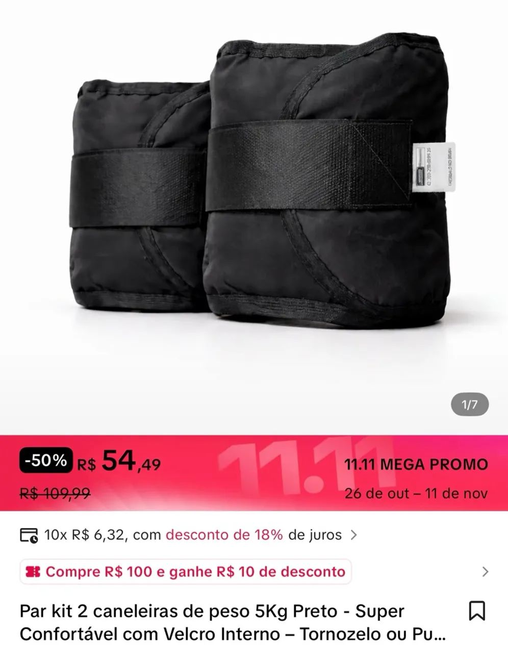 Kit caneleira de 5kg  (nova)