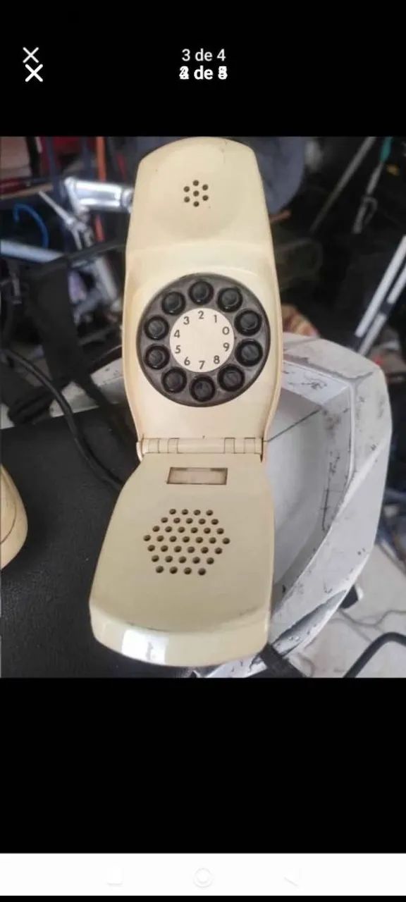 Telefone antigo italiano, modelo bizorrinho. - Foto 3