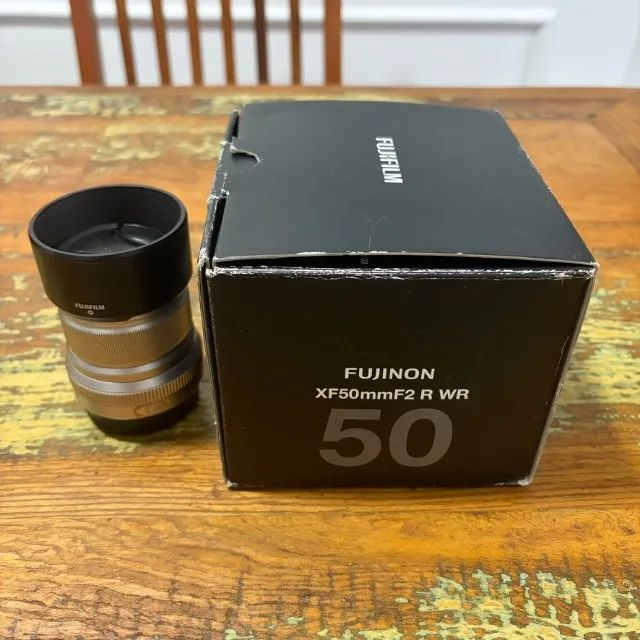 Lente Fujifilm Xf 50mm F/2 R Wr Prata