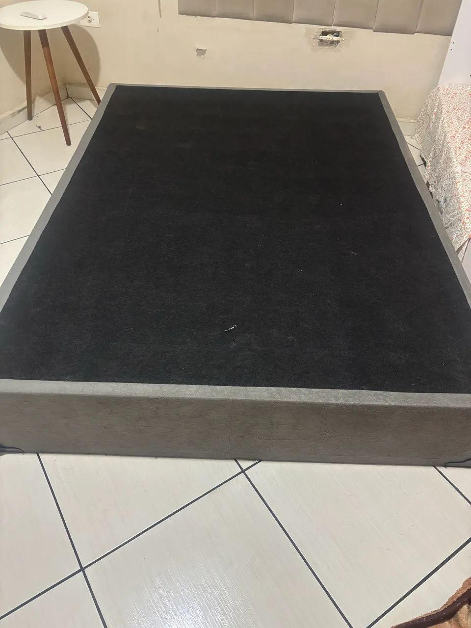 Base cama box casal