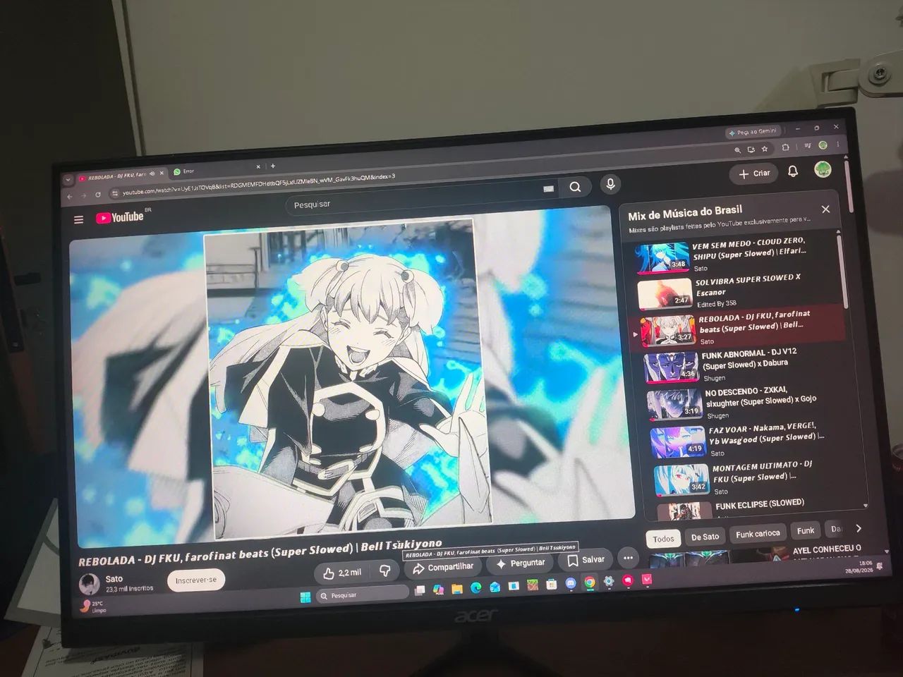 Monitor gamer 180hz ips