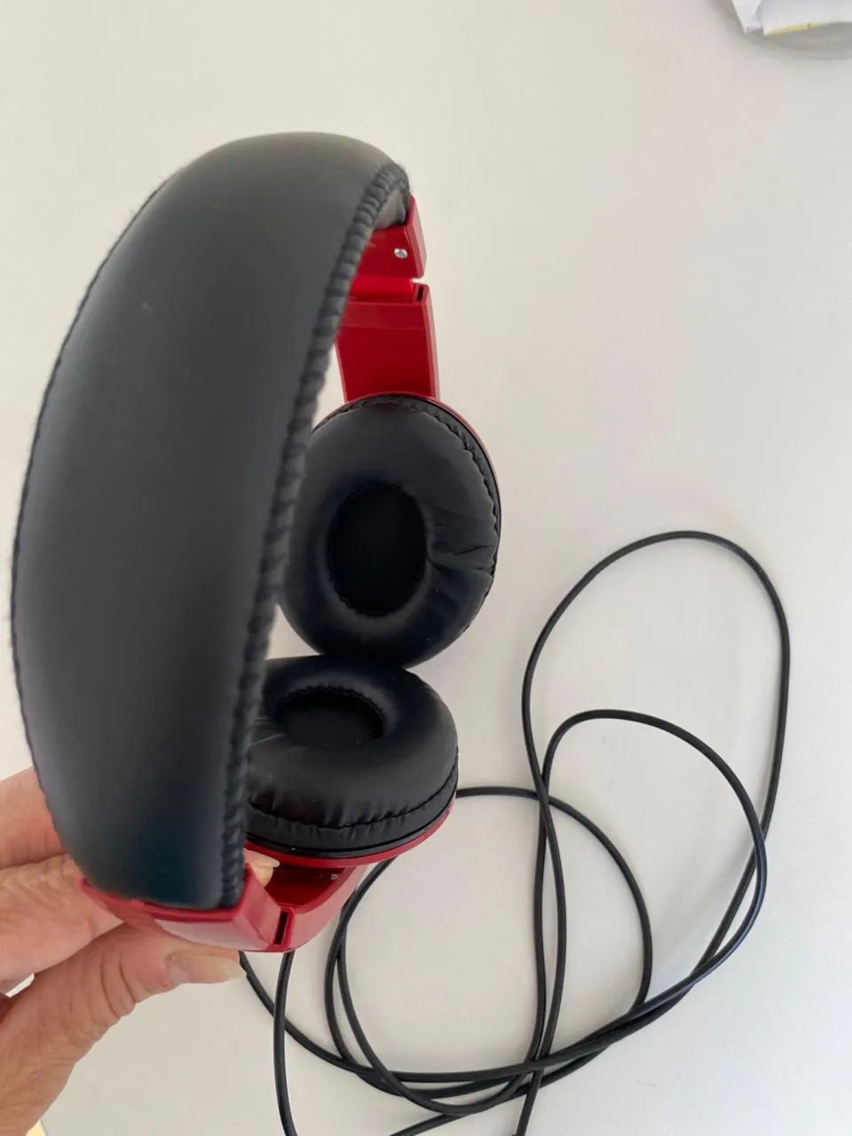 Fone de ouvido acolchoado com fio  - Foto 3