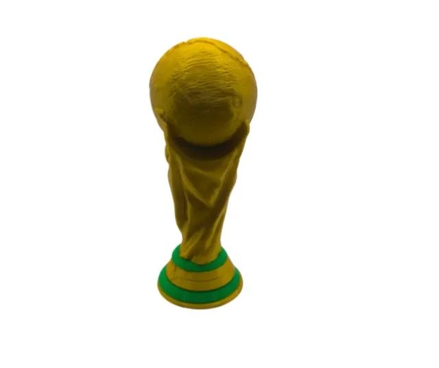 Taça da Copa Decorativa em Plástico 10cm - Troféu Futebol Colecionável - Foto 5