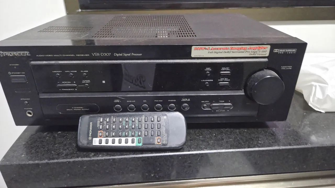 receiver pioneer vsx d307 usado 110V