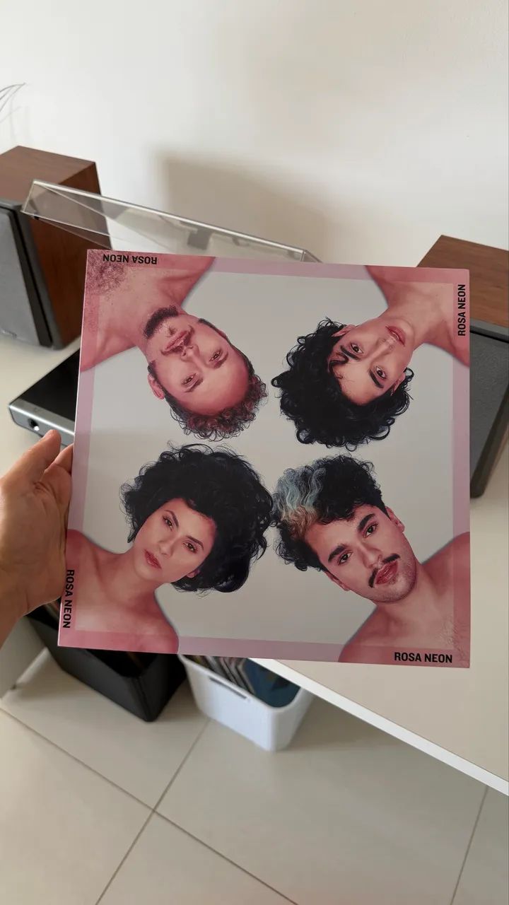 Disco de vinil LP Rosa Neon