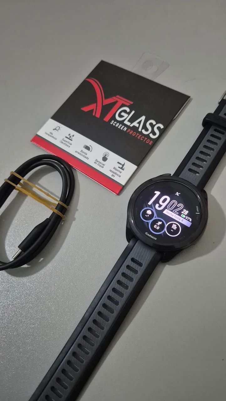 Garmin Forerunner 165 + capinha e película  - Foto 2