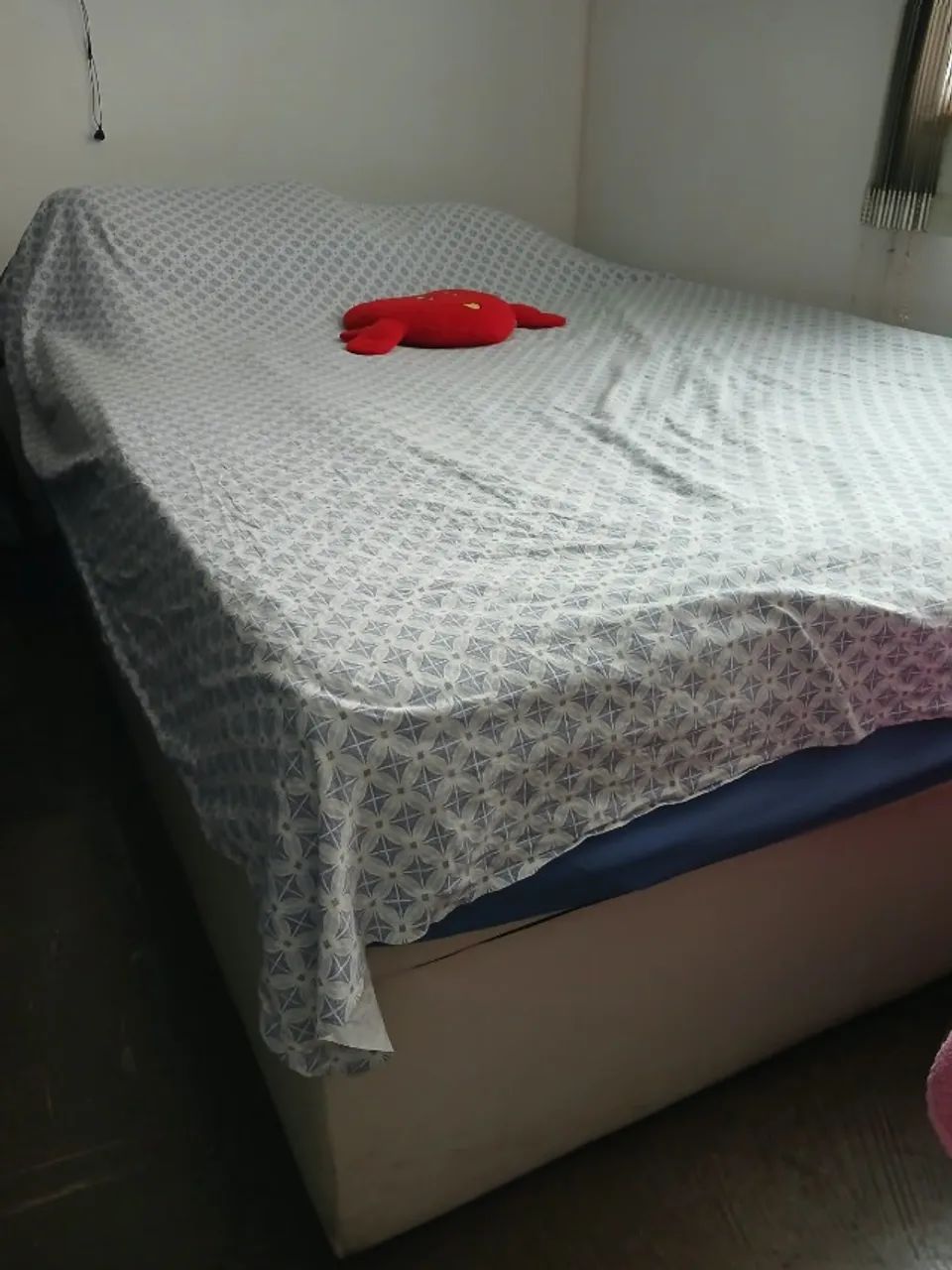cama baú de casal box e colchão D45