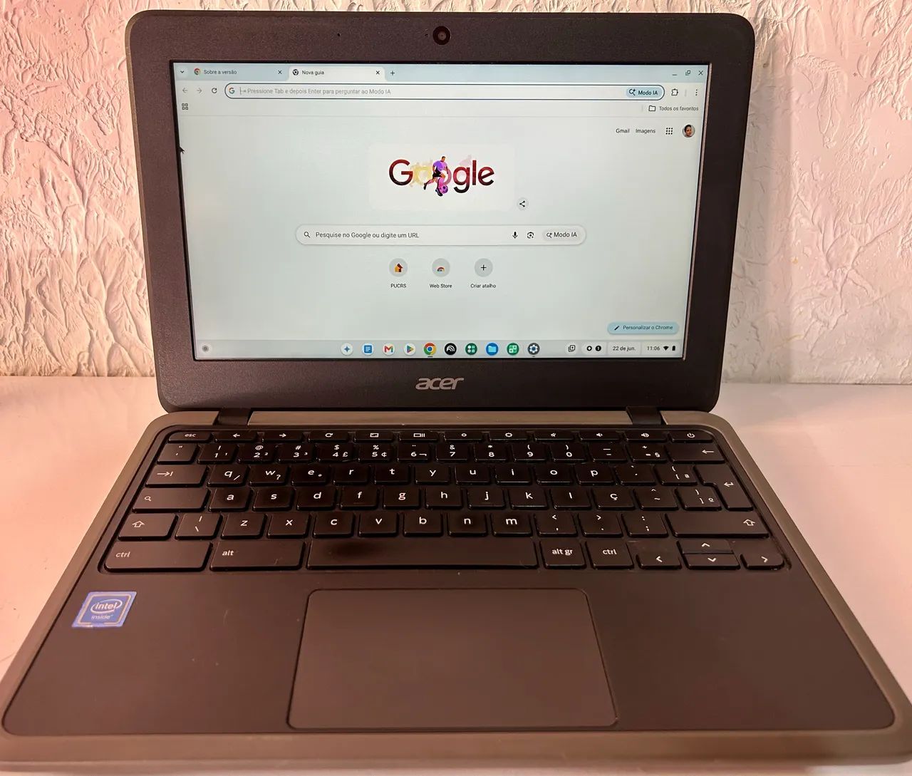 Chromebook Acer C733-C607 em ótimo estado de conservação