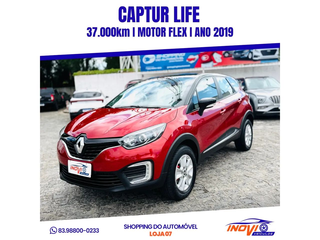 Renault Captur CAPTUR Life 1.6 16V Flex 5p Aut. 2019