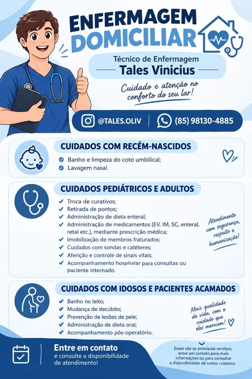 Técnico em Enfermagem à Domicilio