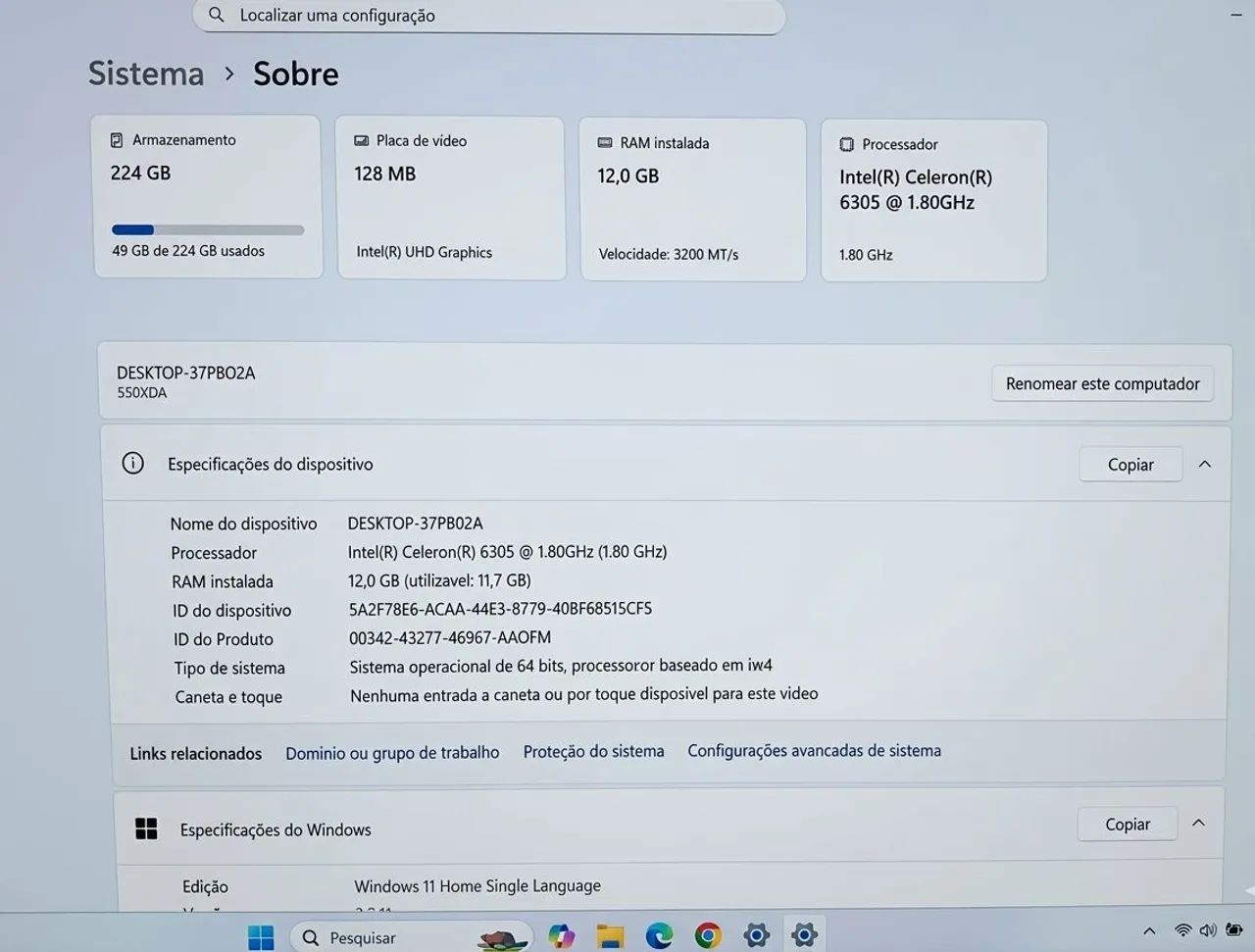 Notebook Samsung Book Slim - 12GB RAM (Turbo) - SSD 256GB - Windows 11 - Impecável - Foto 2