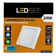 Painel Led 30x30 Embutir Quadrado 6500k 24w