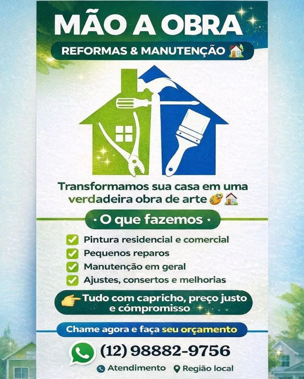 Faço aquele trabalho que ninguém quer fazer pra você 