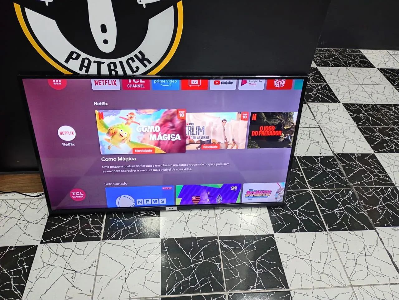 Vendo Smartv TCL 43 polegadas top de linha 4k borda infinita R$ 1000,00 - Foto 4