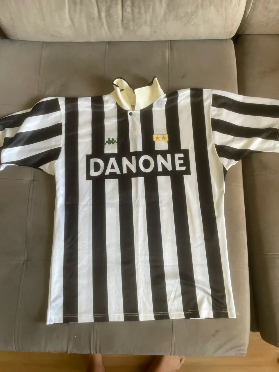 Camiseta シャツJuventus Danone Kappa ヴィンテージ Camisa Juventus Retrô 1992/1994 Kappa Danone - Original de Época