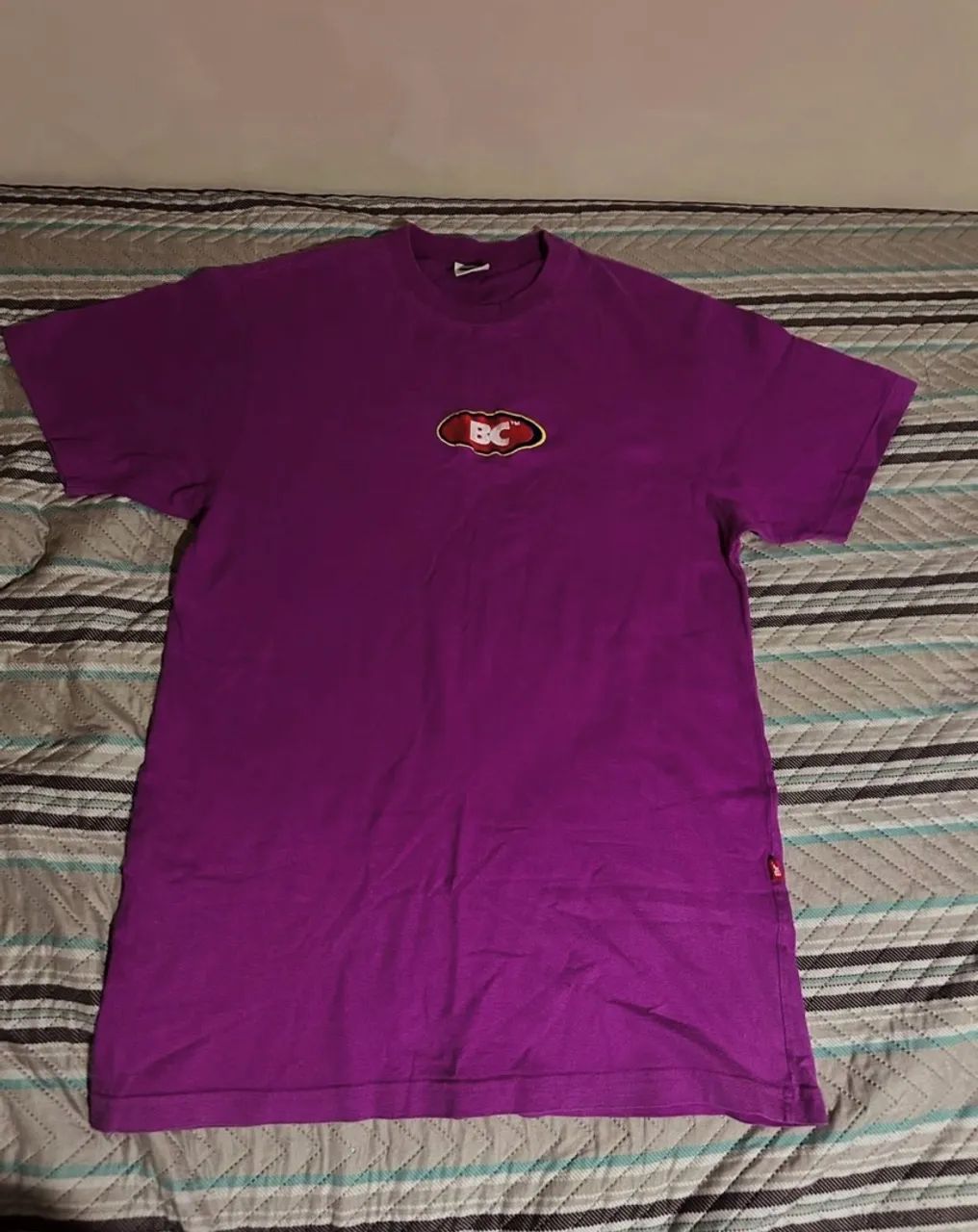 Camisa Barra Crew Goods Logo Classic Roxa  - Foto 2