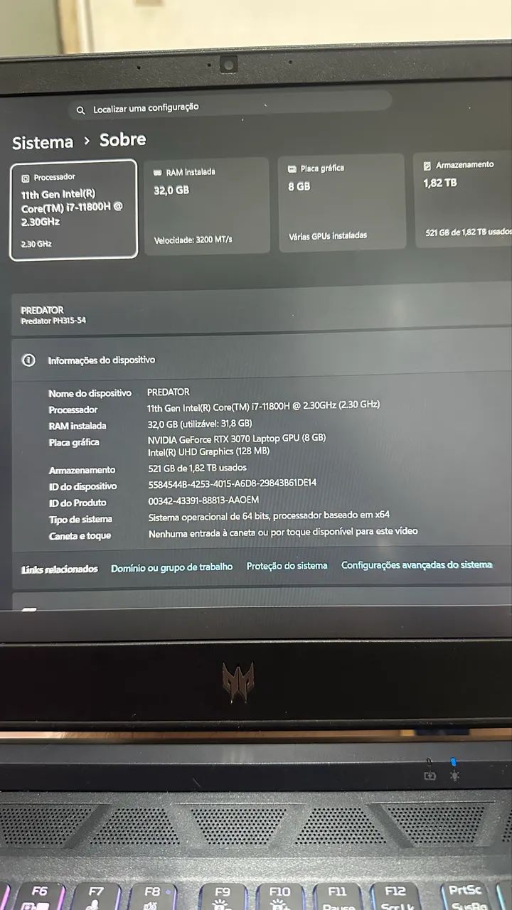 Notebook gamer - Foto 4