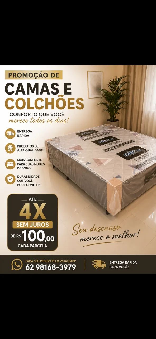 Cama box casal qualidade 