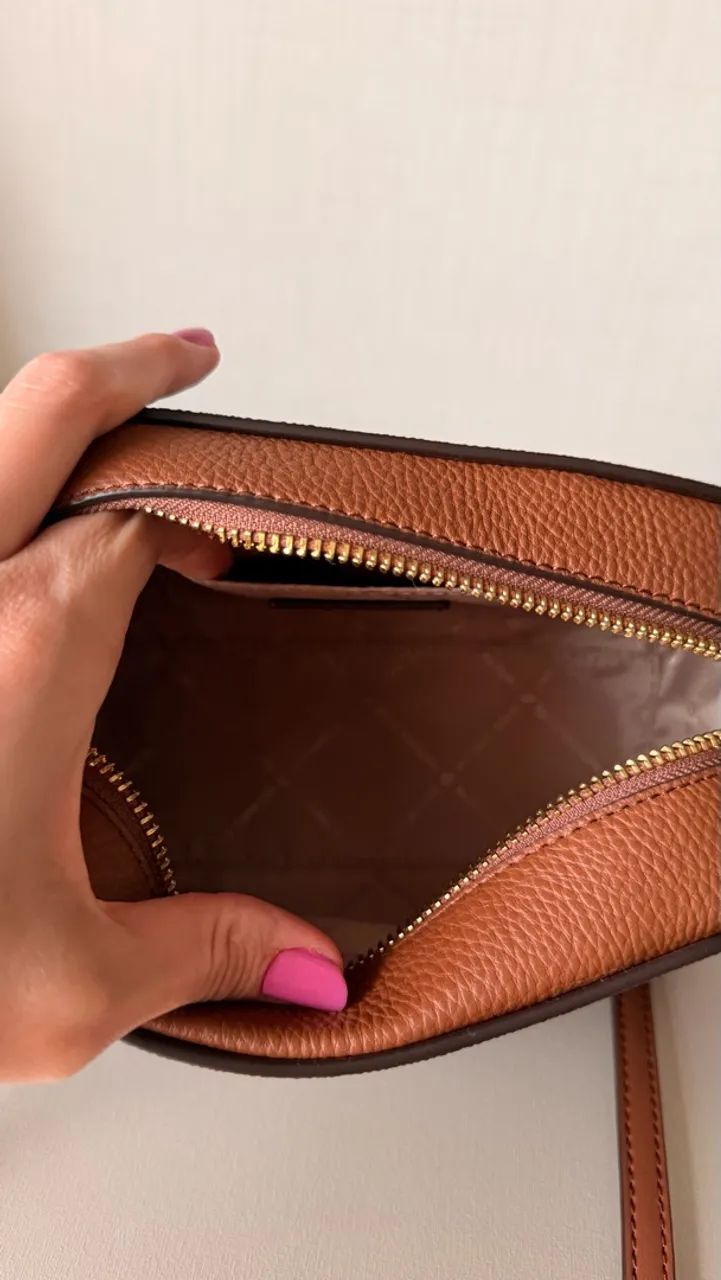Michael Kors Bolsa Tiracolo em couro Nova - Foto 3