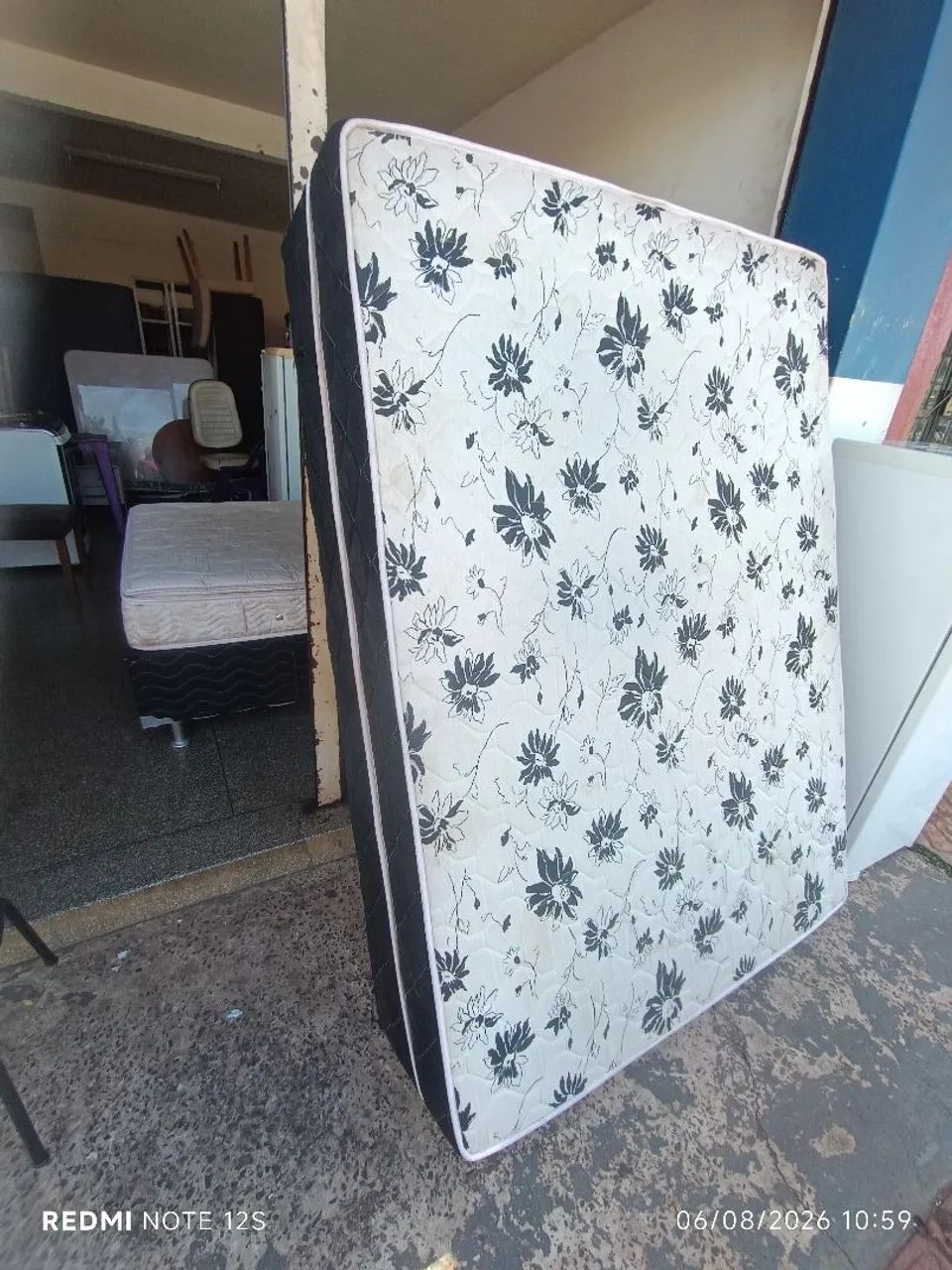 Cama box de casal de espuma 