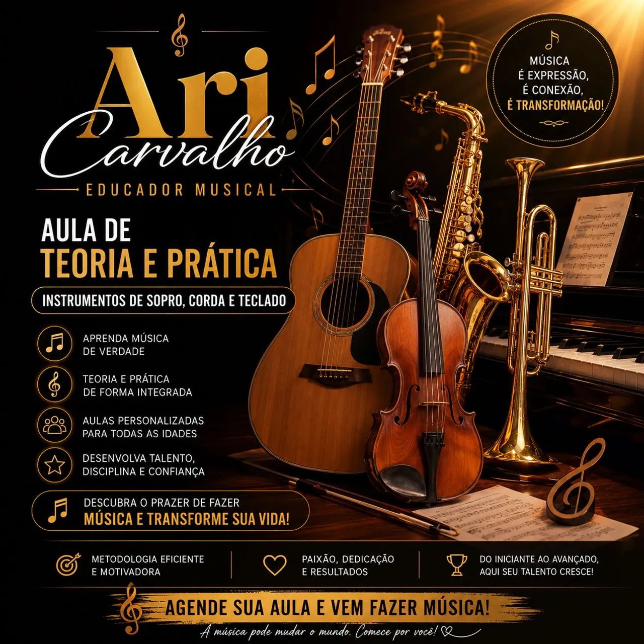 Aula e consertos de instrumentos  - Foto 2