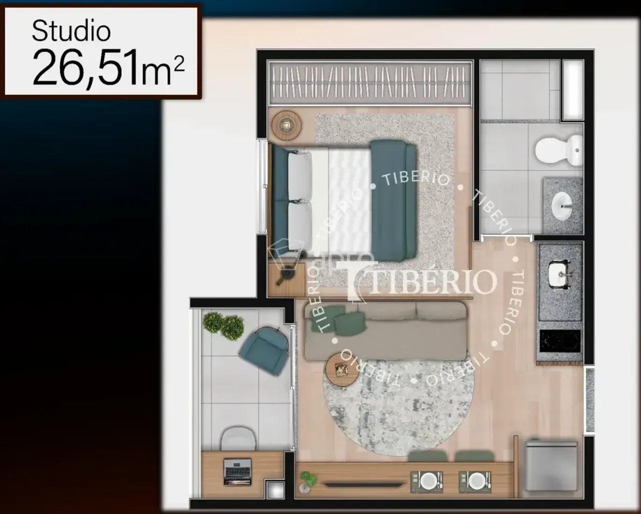 PLANTA 26m²