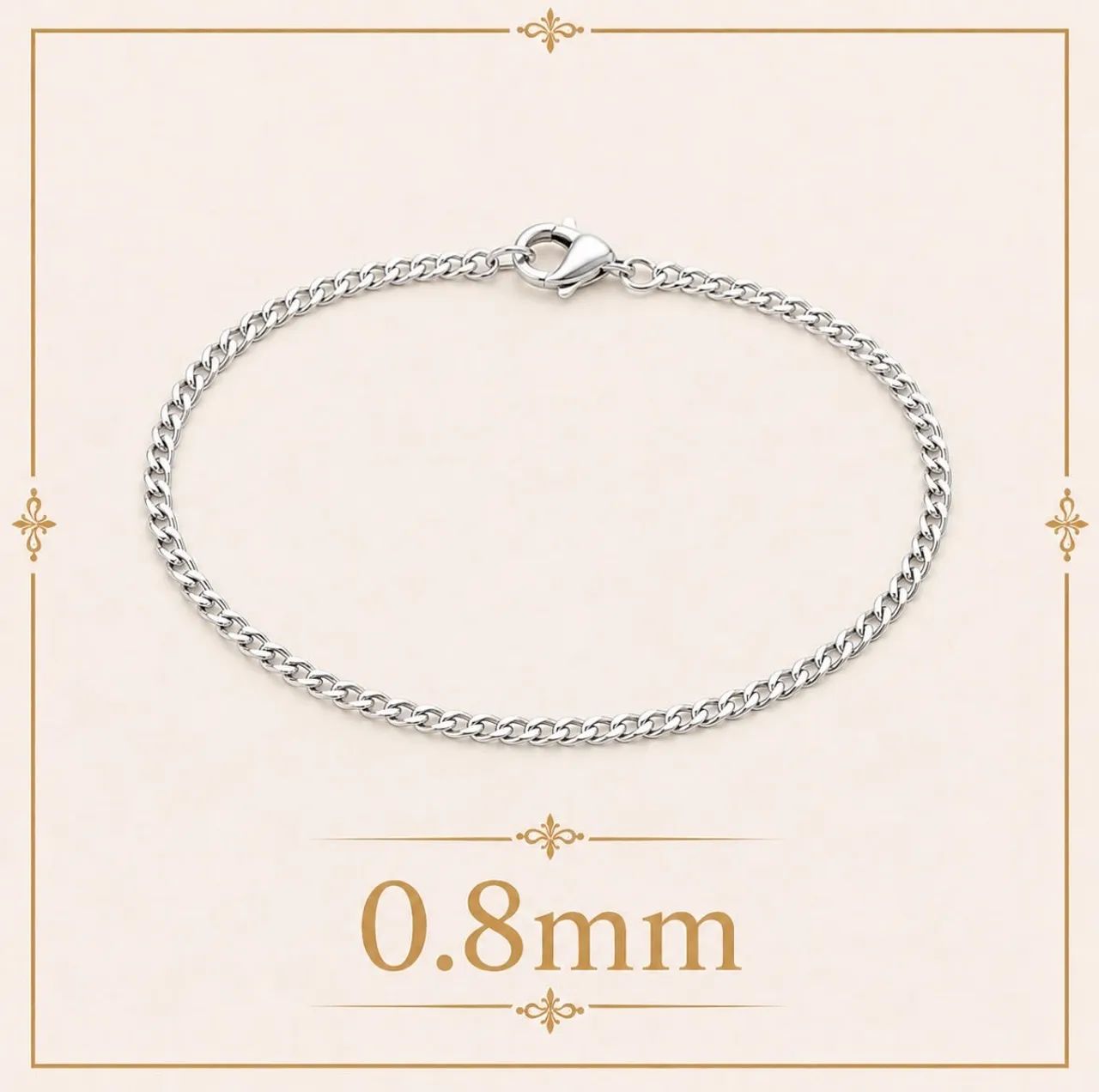Pulseira Grummet - Aço inox 316L
