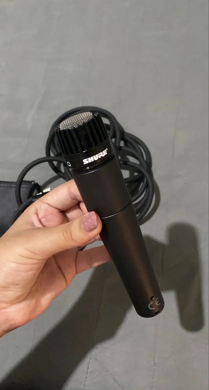 Microfone Dinâmico Shure Sm57 - Foto 2