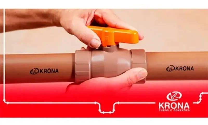 Registro Esfera Pvc Soldável Monobloco 60mm Krona 2
