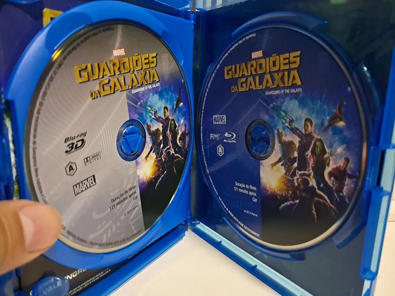 Blu-ray Original 2D+3D Guardiões da Galaxia - Foto 3