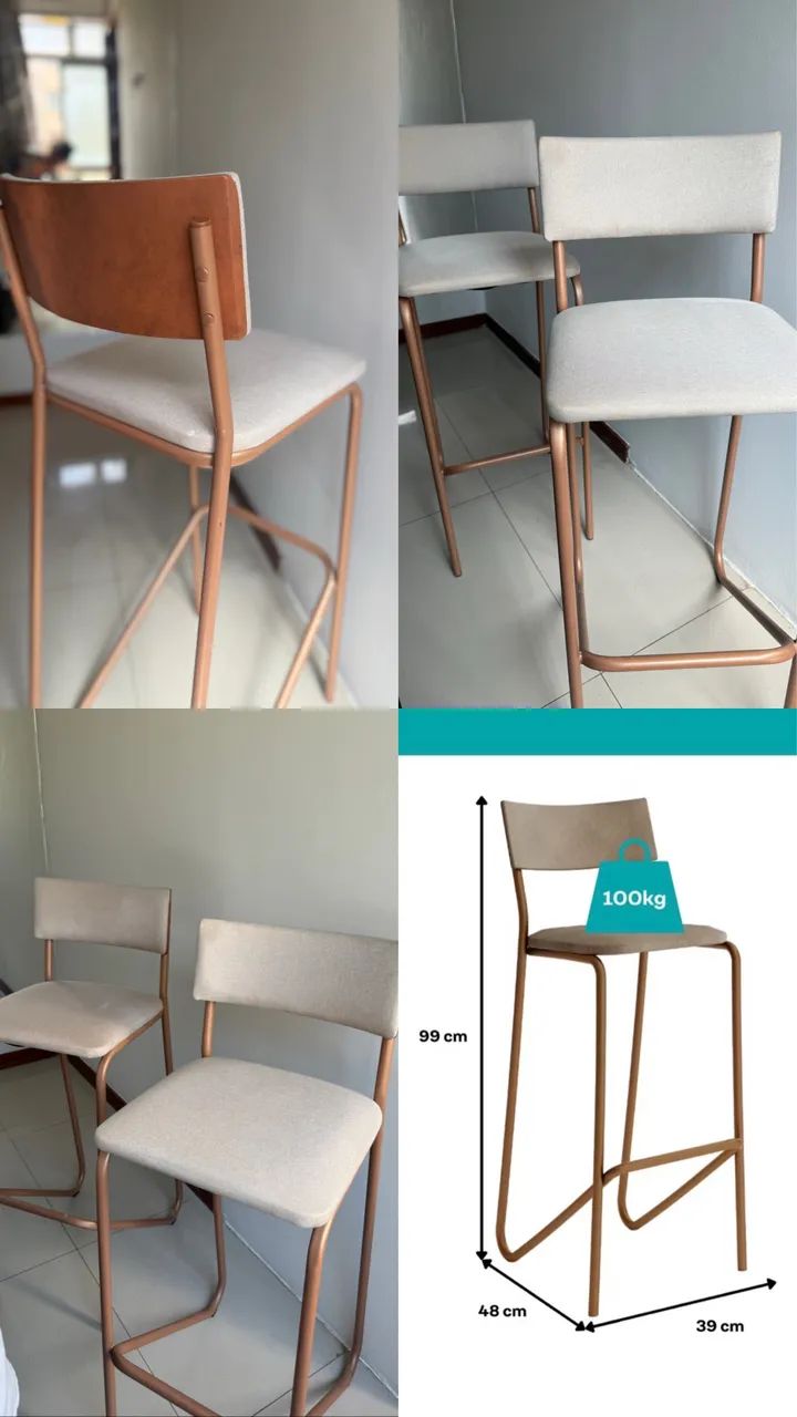 Banquetas  R$ 200 (cada) - Foto 2