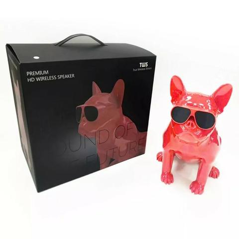 Caixa De Som Amplificada Modelo Cachorro Bulldog Bluetooth - Foto 6