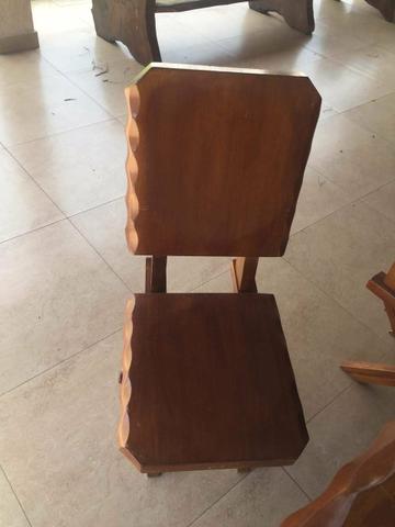 Mesa de madeira maciça - Troco- - Foto 3