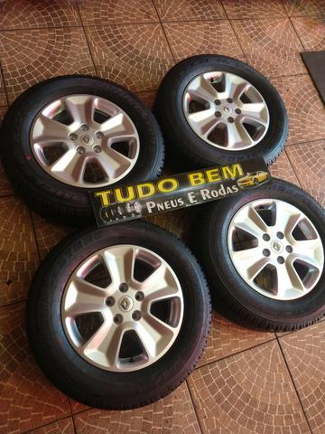 Jogo de rodas com pneus Renault Duster -Oroch - Captur Aro 16 com pneus Bridgestone ! - Foto 16