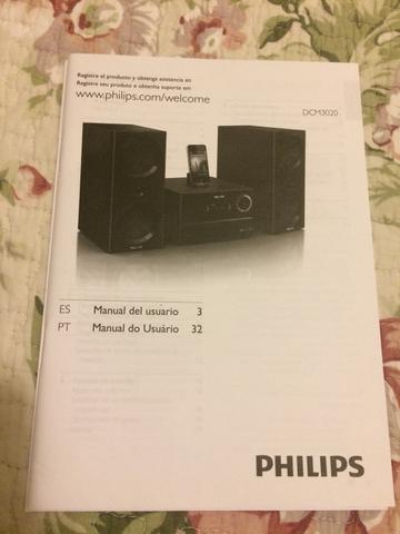 Mini system Philips 120W com Docking Apple - Foto 4