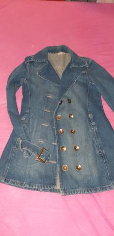 Casaco jeans, tamanho P