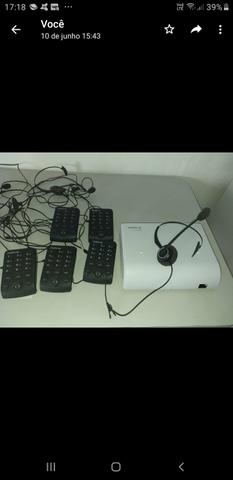 Central Telefónica + Circuito de Monitoramento Completo
