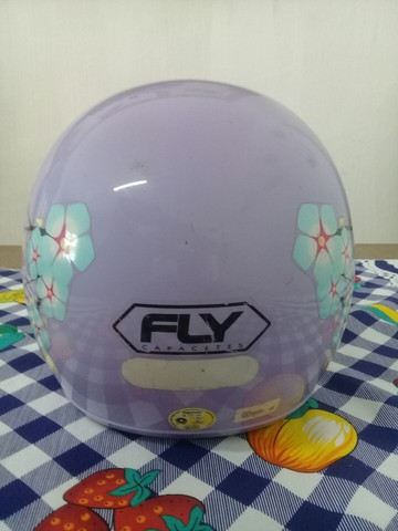 Capacete fly feminino seminovo - Foto 4