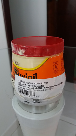 Amostras de tintas amarelas - Suvinil - Foto 2