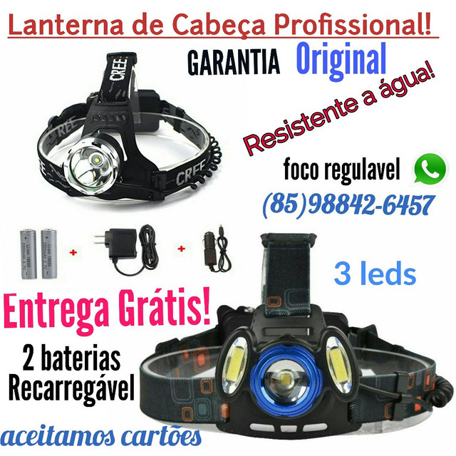 São vários modelos profissionais  de cabeça. Entrega Grátis. 