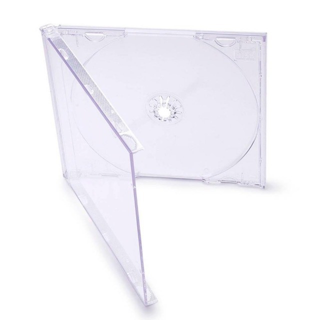 Box Cd e Dvd acrilico Capinha fundo preto e transparente - Foto 3