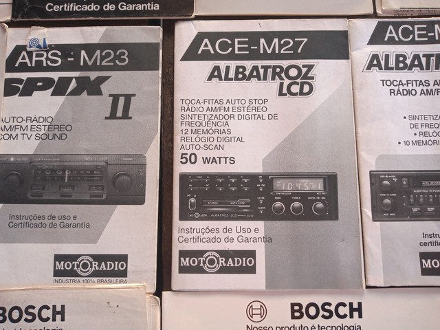 Manual rádio toca fitas antigo  - Foto 6