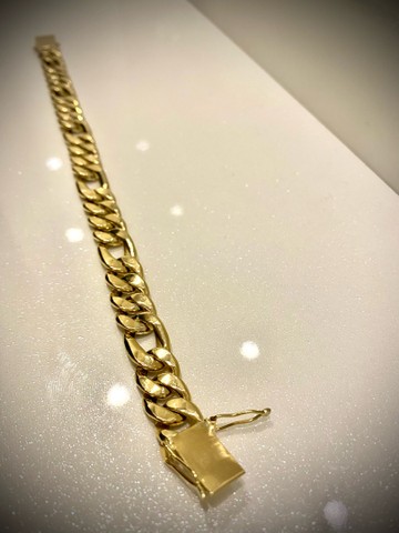 Pulseira Grumet 3x1 em ouro 18k 20,7 gramas - Foto 4