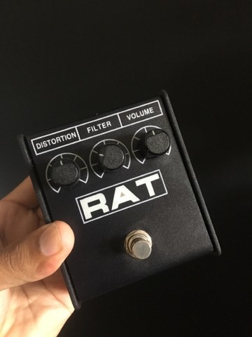 Pedal guitarra distorção RAT 2