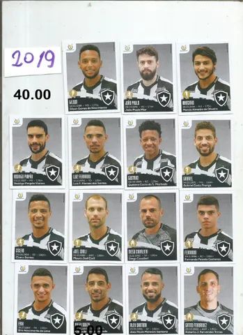 figurinhas time botafogo varios anos completos  - Foto 2