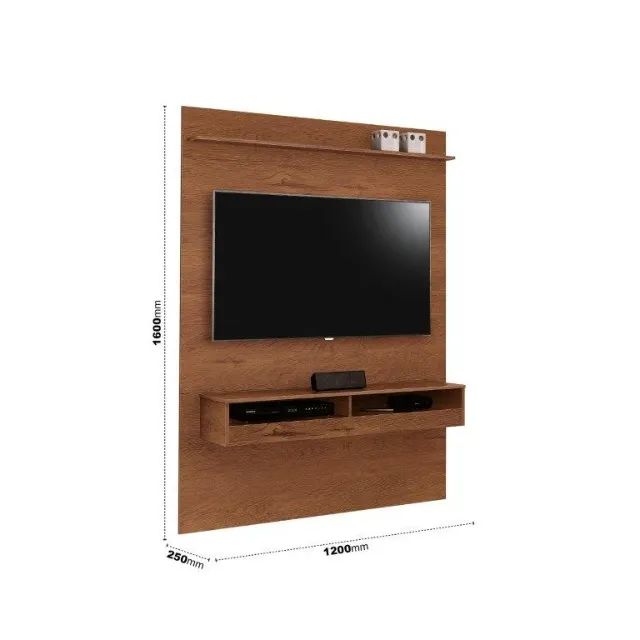 Painel Taurus 1,20m Para TV Até 50'' Com Nichos! Frete e Montagem Grátis - Foto 3